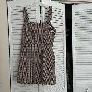 a new day Mini Plaid Dress